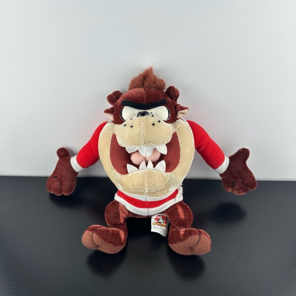 Ganz Rare Looney Tunes Christmas Taz Tasmanian Devil 10” Plush Stuffed Tazmanian